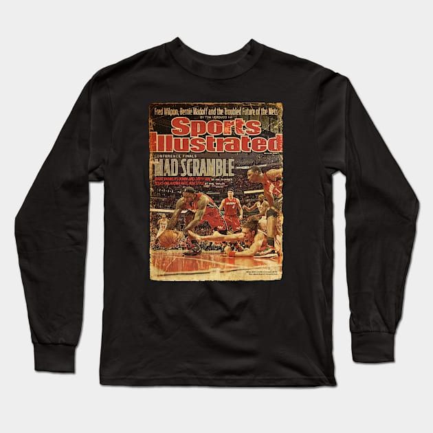 COVER SPORT - SPORT ILLUSTRATED - MAD SCRAMMBLE KING Long Sleeve T-Shirt by FALORI